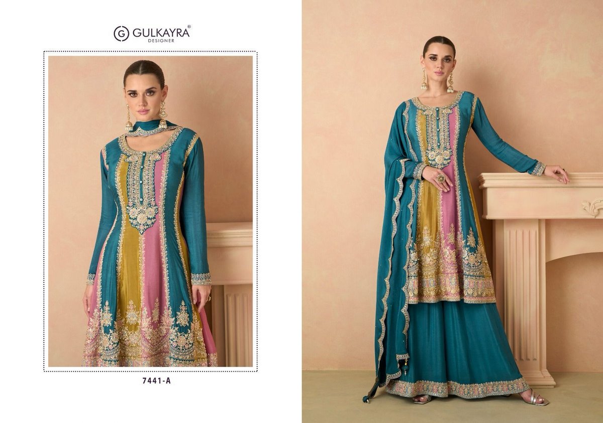 GULKAYRA DESIGNER IZHAR 7441-A TO 7441-C 1