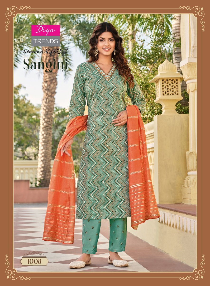 DIYA TRENDZ SANGINI VOL-1 1001 TO 1010 8