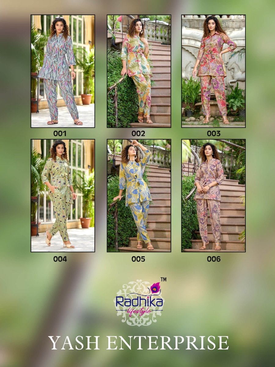 Radhika Lifestyle Cord Vol-1 001-006 Series 7