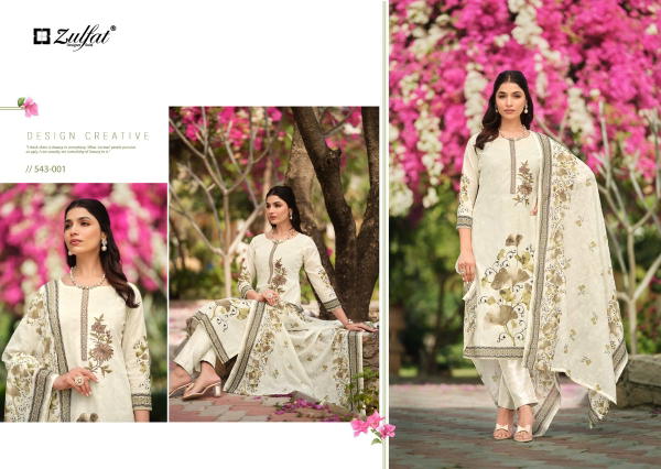ZULFAT DESIGNER FLORENCE 543-001 TO 543-008