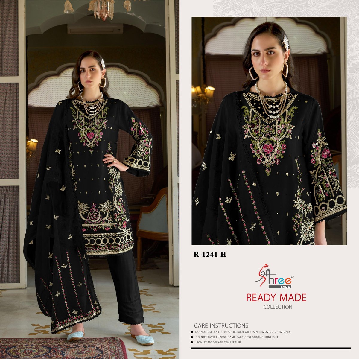 SHREE FAB READY MADE COLLECTION R-1241-E TO R-1241-H 4