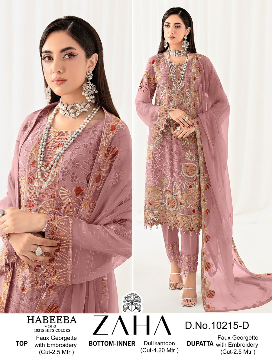 ZAHA HABEEBA VOL-3 10215-A TO 10215-D 4