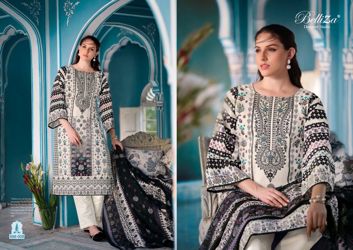 BELLIZA DESIGNER NAIRA VOL-40 888-001 TO 888-008 8