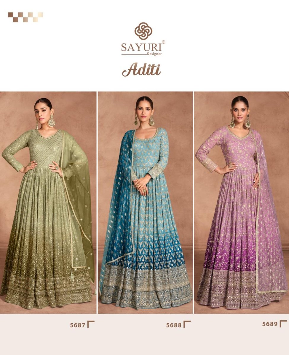 SAYURI DESIGNER ADITI 5687-5689 4