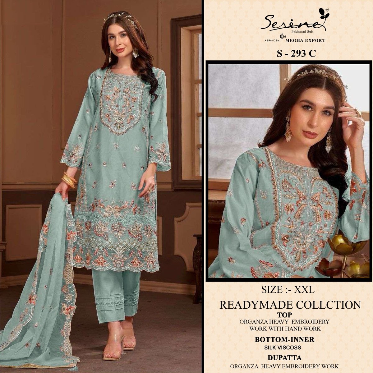 SERINE READYMADE COLLECTION S-293-A TO S-293-D 3