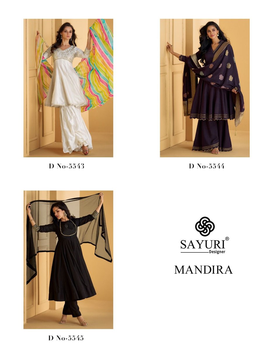 SAYURI DESIGNER MANDIRA 5543 TO 5545 4