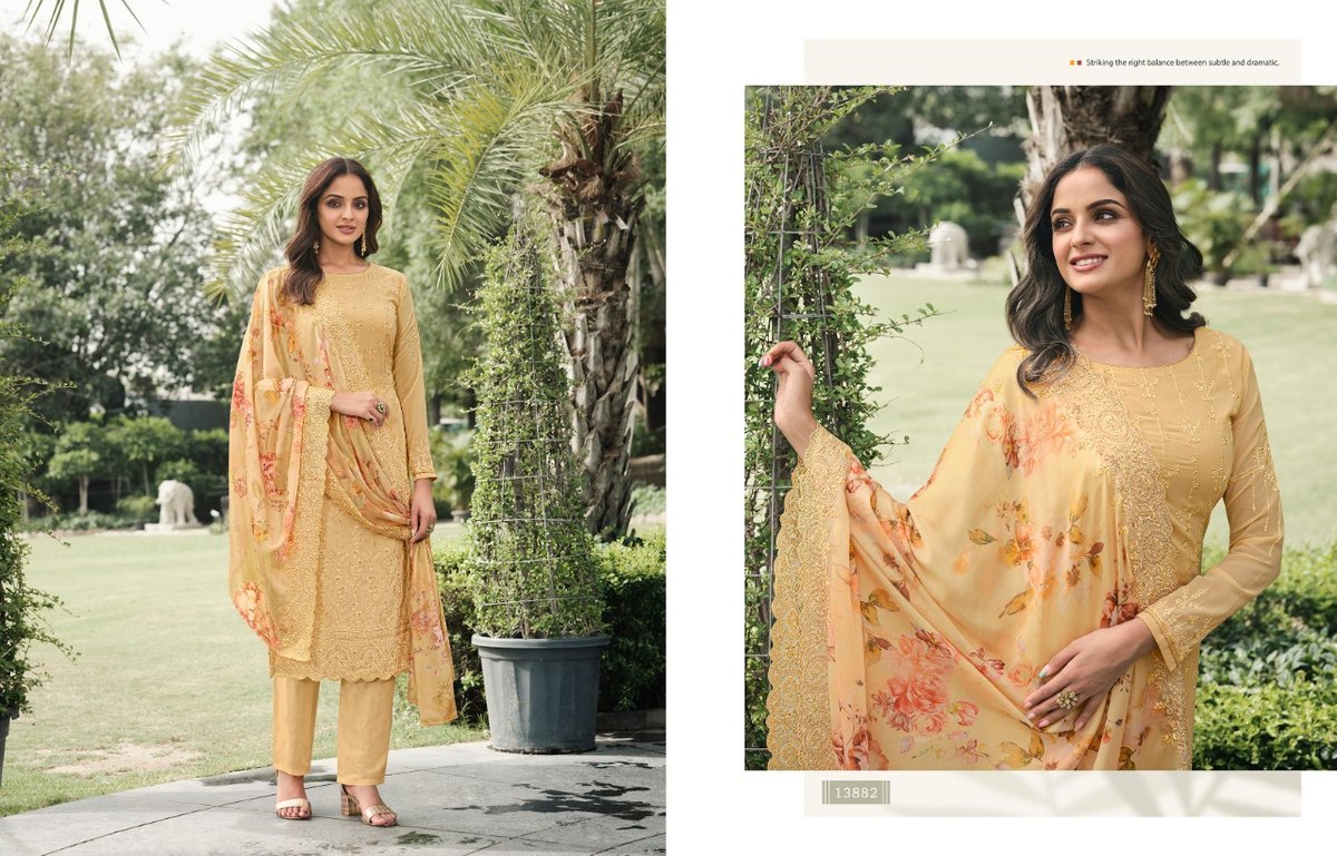 MEERA TRENDZ ZISA ELEGANT 3 13881 TO 13886 2