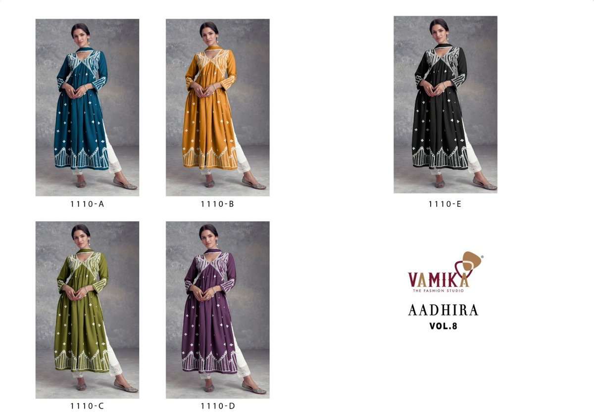 VAMIKA AADHIRA VOL-8 1110-A TO 1110-E 6