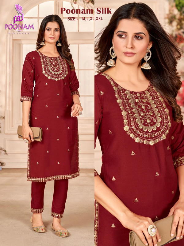 Poonam Designer Poonam Silk 1001-1006 Series
