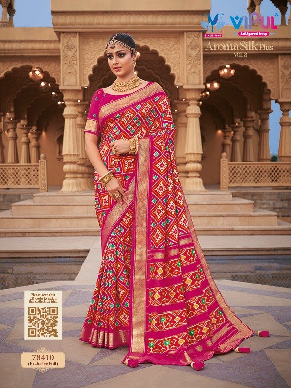 VIPUL AROMA SILK PLUS VOL-3 78408 TO 78419 3