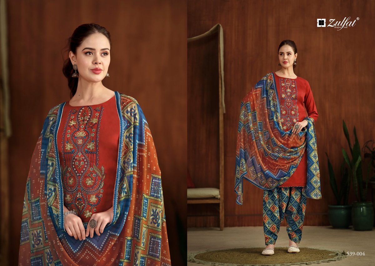 ZULFAT DESIGNER SHANAYA 539-001 TO 539-008 4