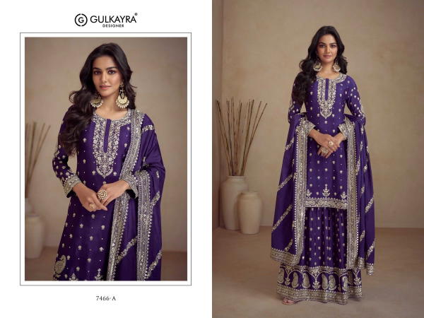 GULKAYRA DESIGNER SADAF 7466A-7466E