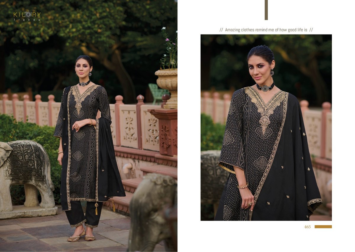 KILORY TRENDZ SILK OF BANDHEJ VOL-3 461 TO 466 5