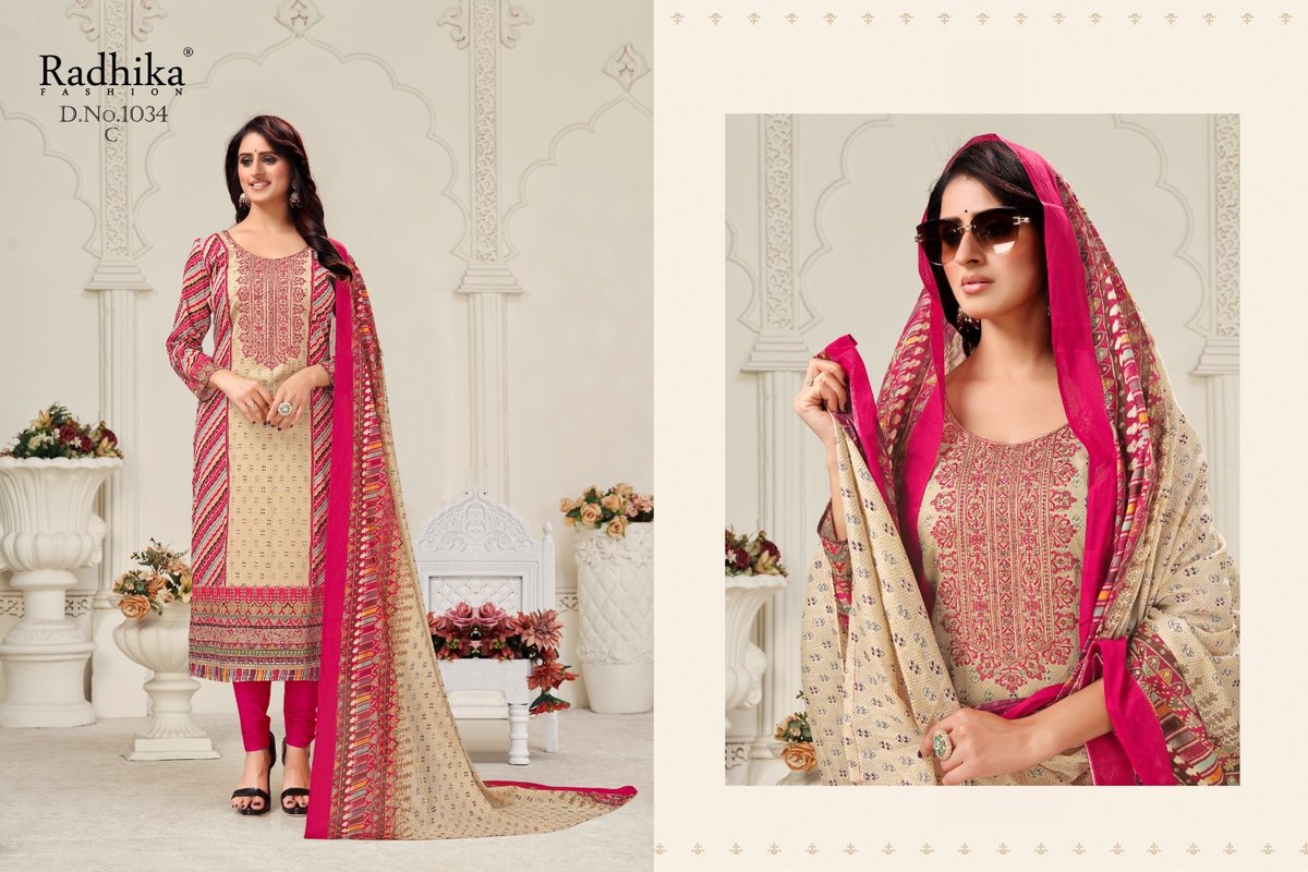 RADHIKA FASHION AZARA MUSSARET VOL-25 1034-A TO 1034-D 3