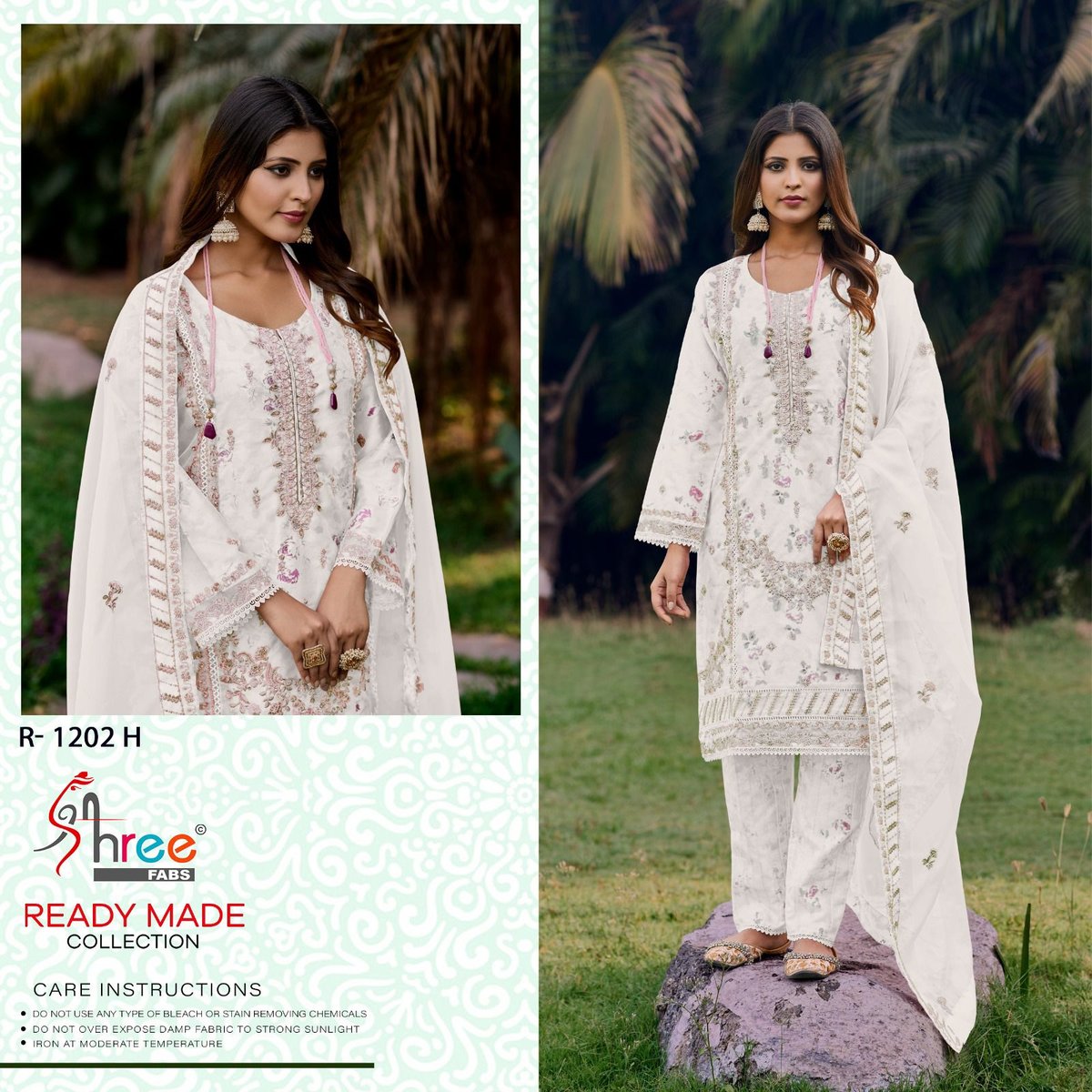 SHREE FAB READY MADE COLLECTION R-1202-E TO 1202-H 4