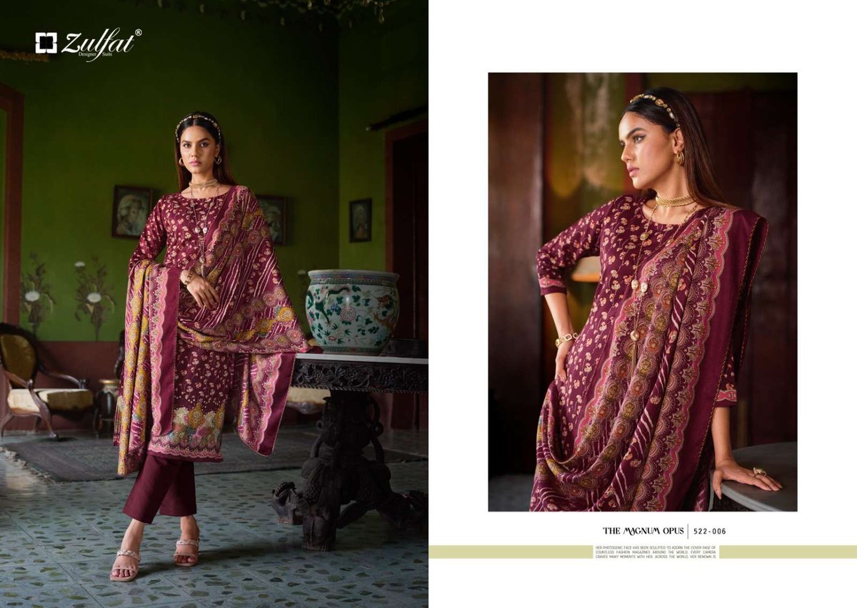 Zulfat Designer Raabia 522-001 to 522-008 Series 6