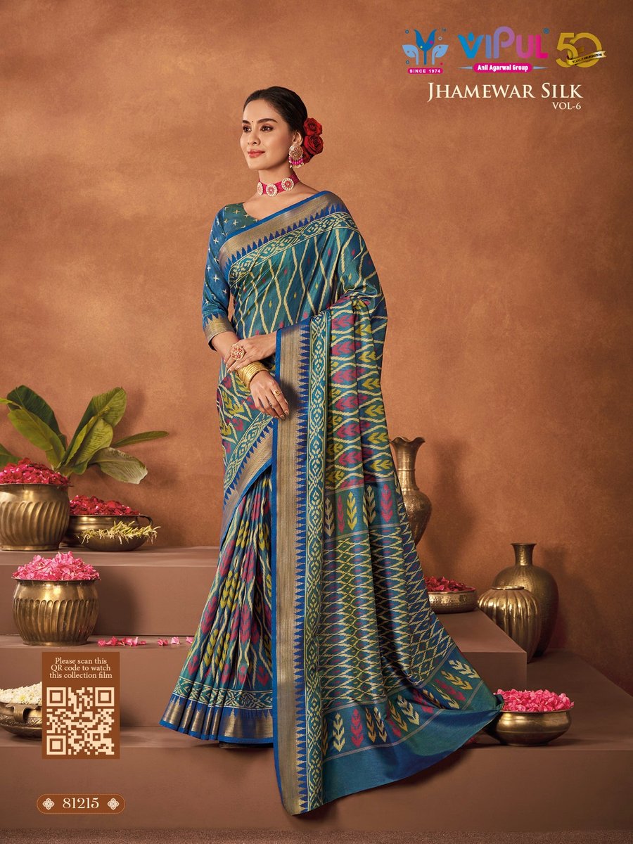 VIPUL JHAMEWAR SILK VOL-6 81207 TO 81218 9