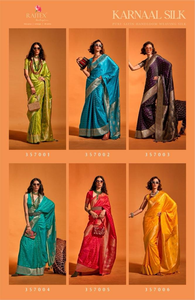 RAJTEX KARNAAL SILK 357001 TO 357006 SERIES 7