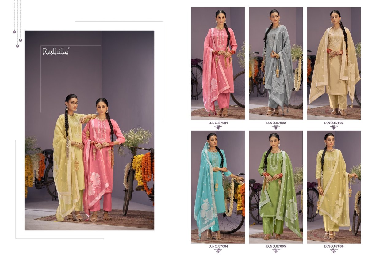 RADHIKA FASHION AZARA CYCLE 87001 TO 87006 7