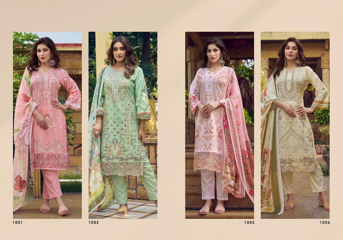 MAJESTY RANGRASHIYA LUXURY LAWN COLLECTION 1001 TO 1004 5