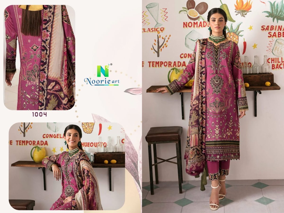 Viona Suit Lamh-E-Kashmir 1001-1008 Series 4