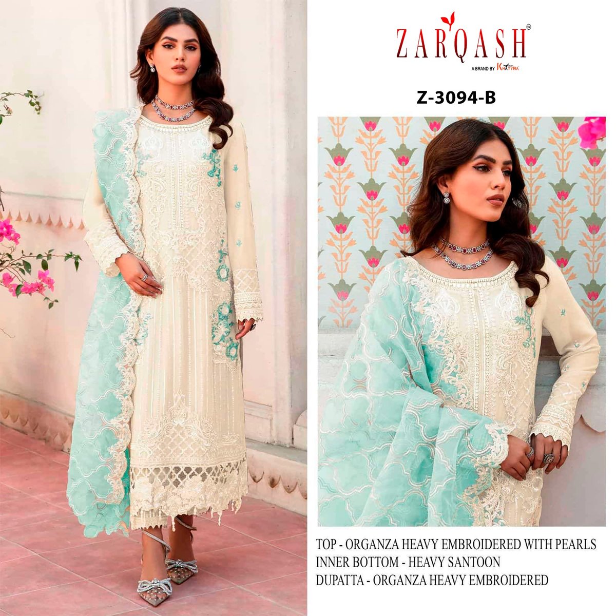ZARQASH Z-3094-A TO Z-3094-D 2