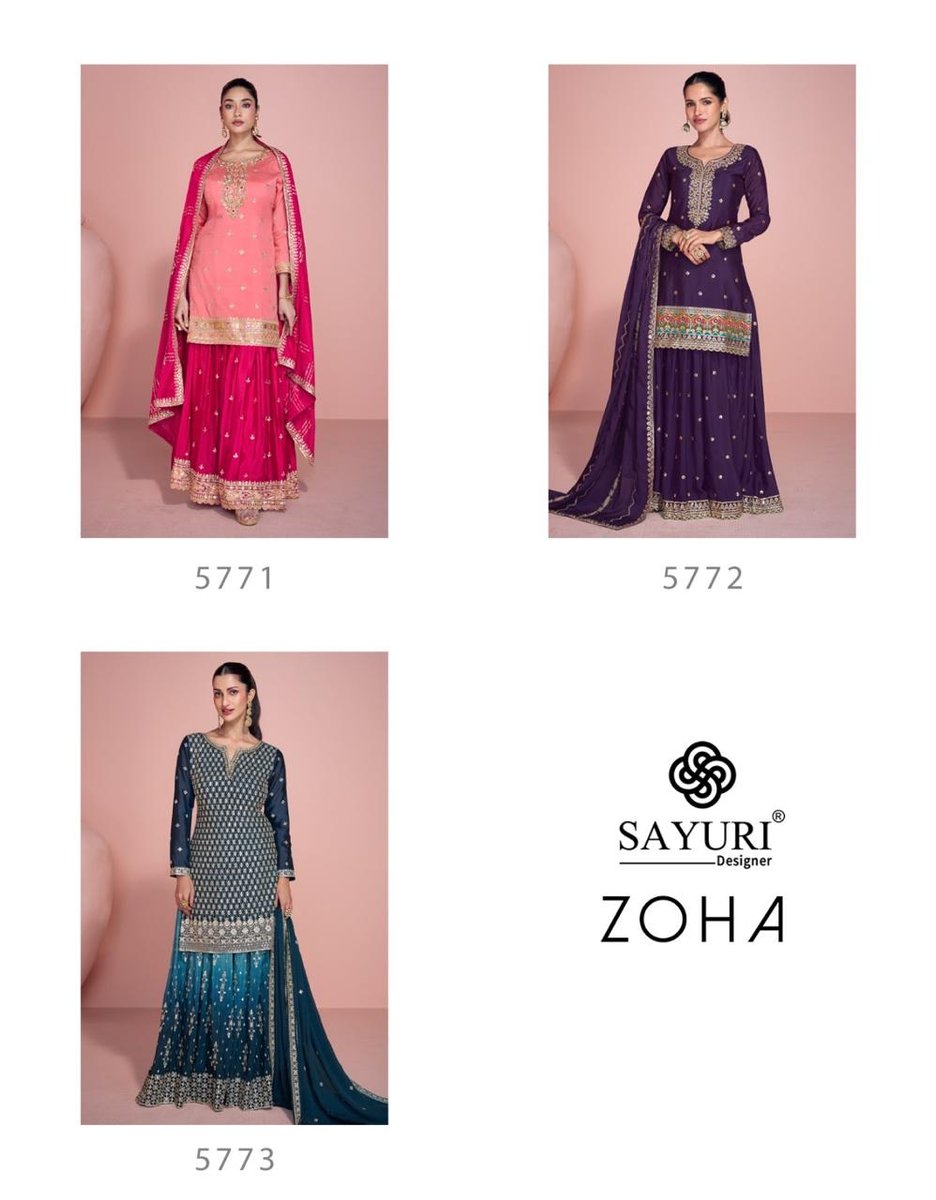 SAYURI DESIGNER ZOHA 5771-5773 4