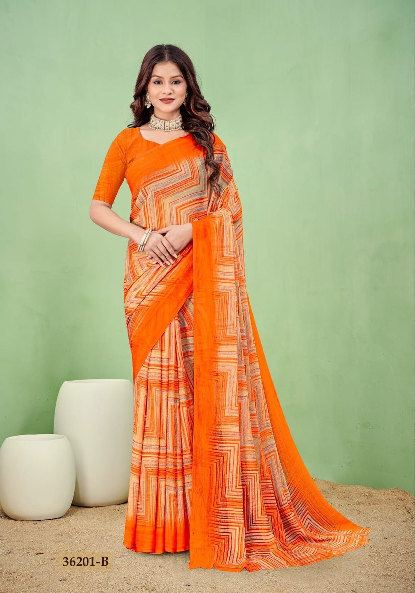 RUCHI SAREE STAR CHIFFON LEHRIYA SPECIAL 36201-A TO 36203-D 2