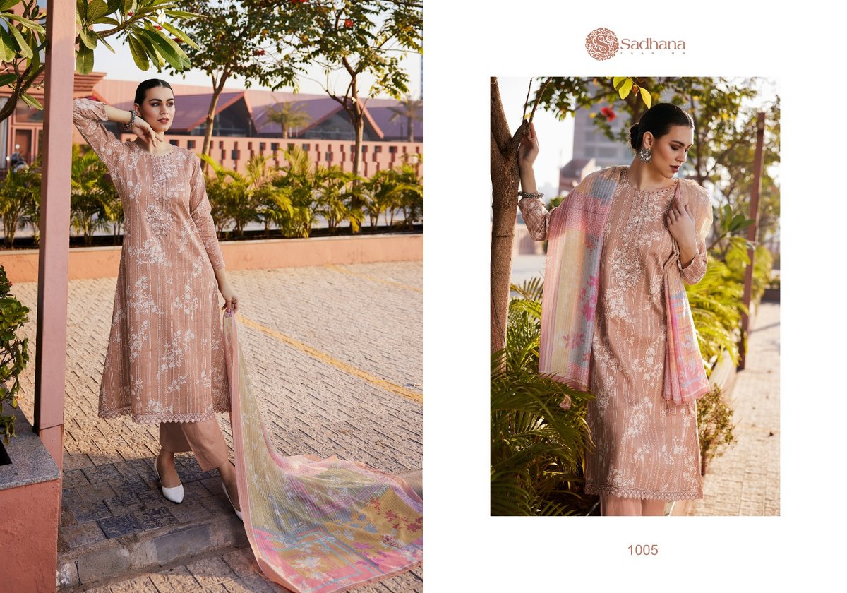 SADHANA FASHION ZABIN 1001 TO 1008 5