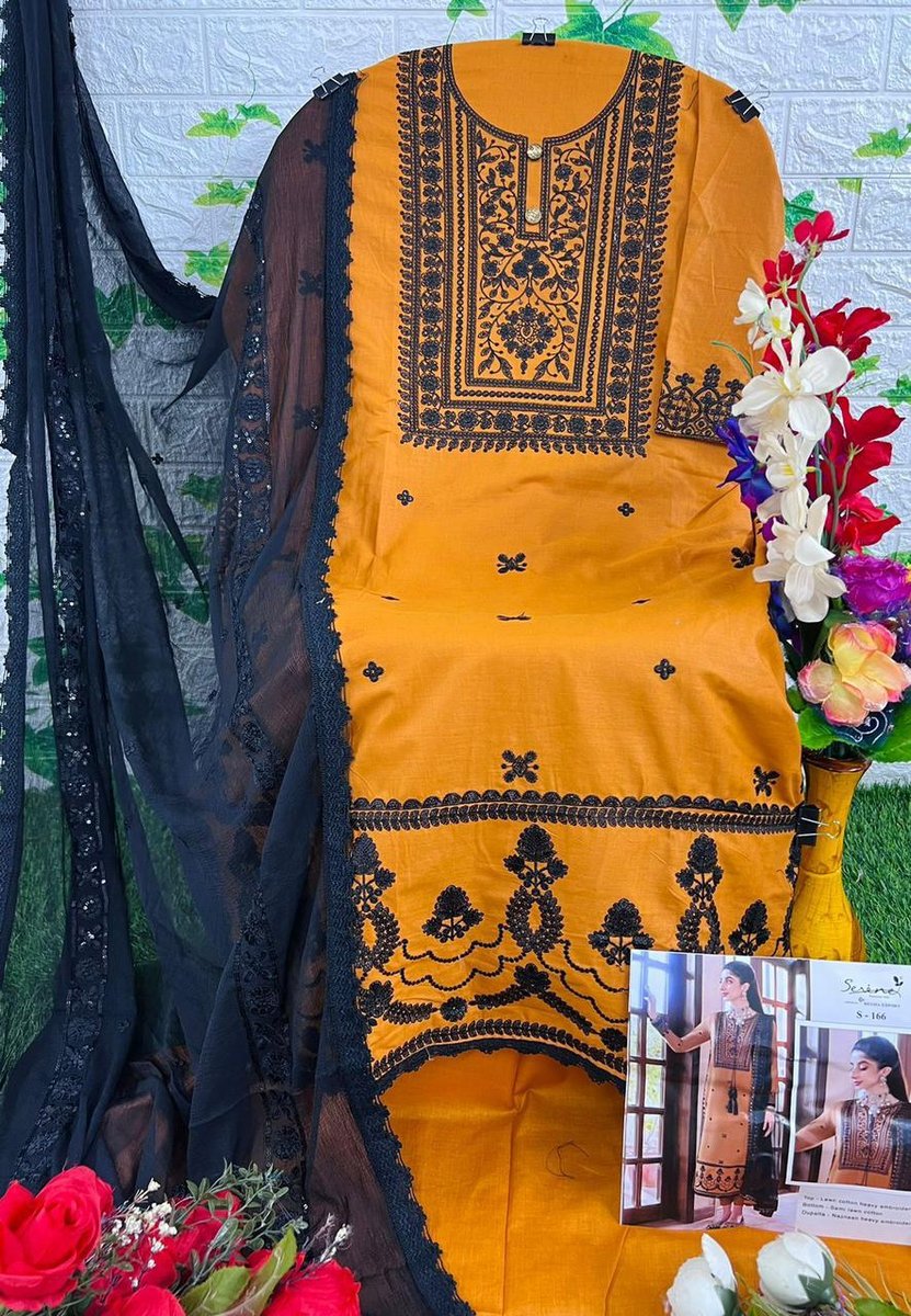 Serine Pakistani Suit S-166 Design 2