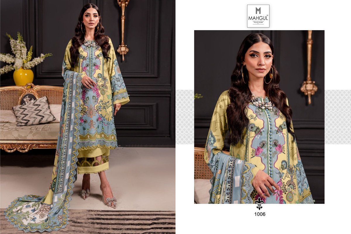 SHARADDHA DESIGNER MEHGUL FIRDOUS VOL-01 1001 TO 1006 6
