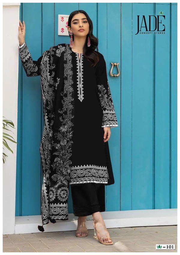 JADE BLACK & WHITE HEAVY COTTON COLLECTION 101 TO 106