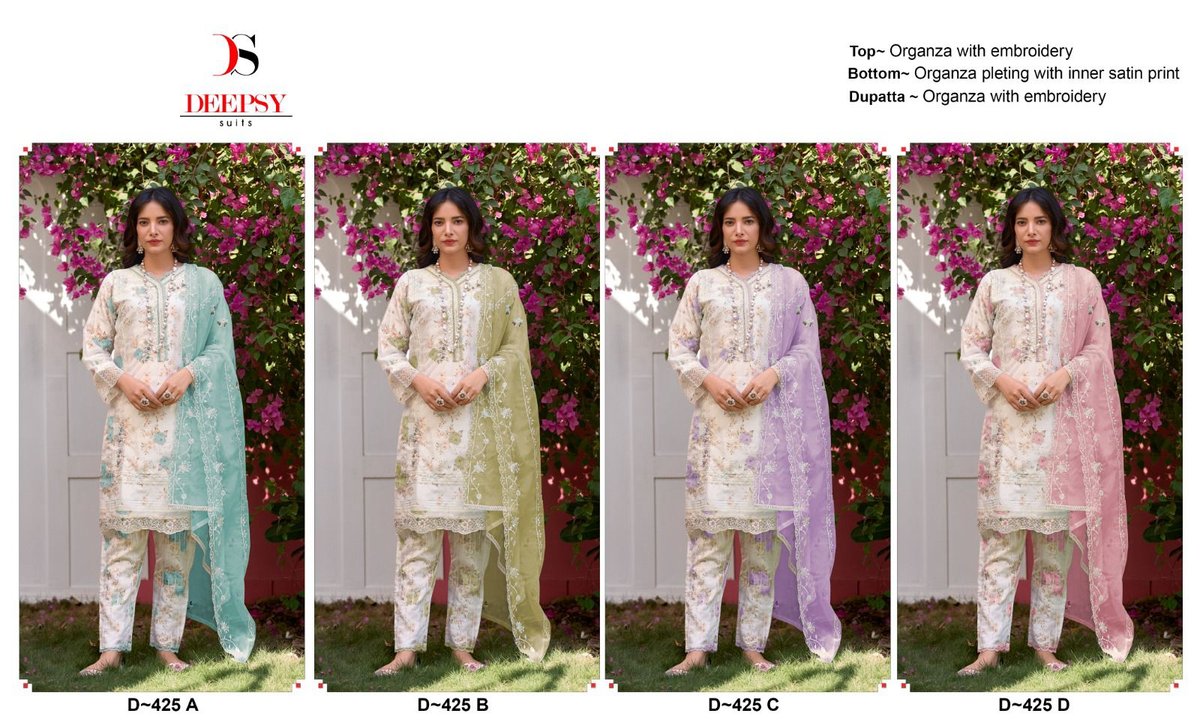 DEEPSY SUITS READY TO WEAR COLLECTION D-425-A TO D-425-D 5