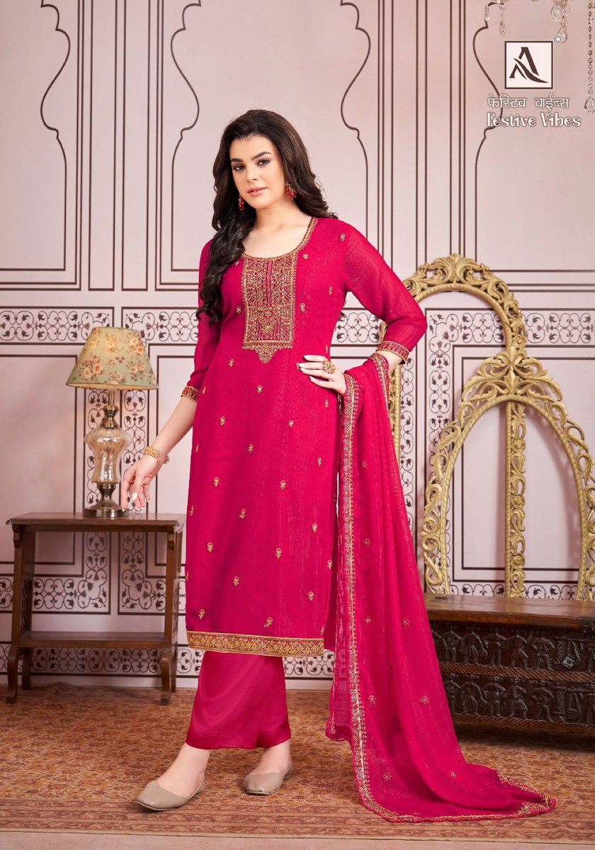 ALOK SUIT FESTIVE VIBES H-1411-001 TO H-1411-005 1