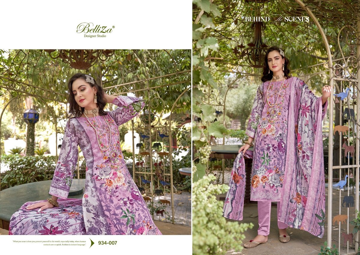BELLIZA DESIGNER NAIRA VOL-59 934-001 TO 934-008 7
