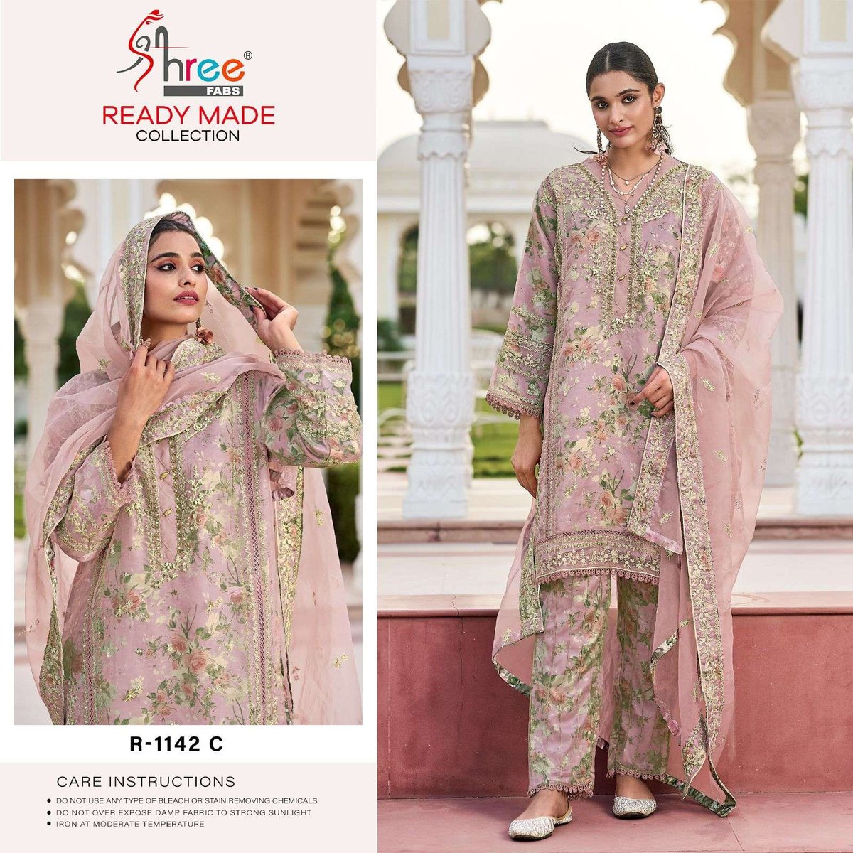 Shree Fab Ready Made Collection R-1142 Colors 3
