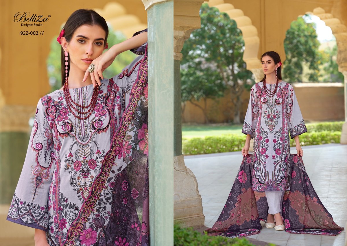 BELLIZA DESIGNER GUZARISH VOL-9 922-001 TO 922-008 3