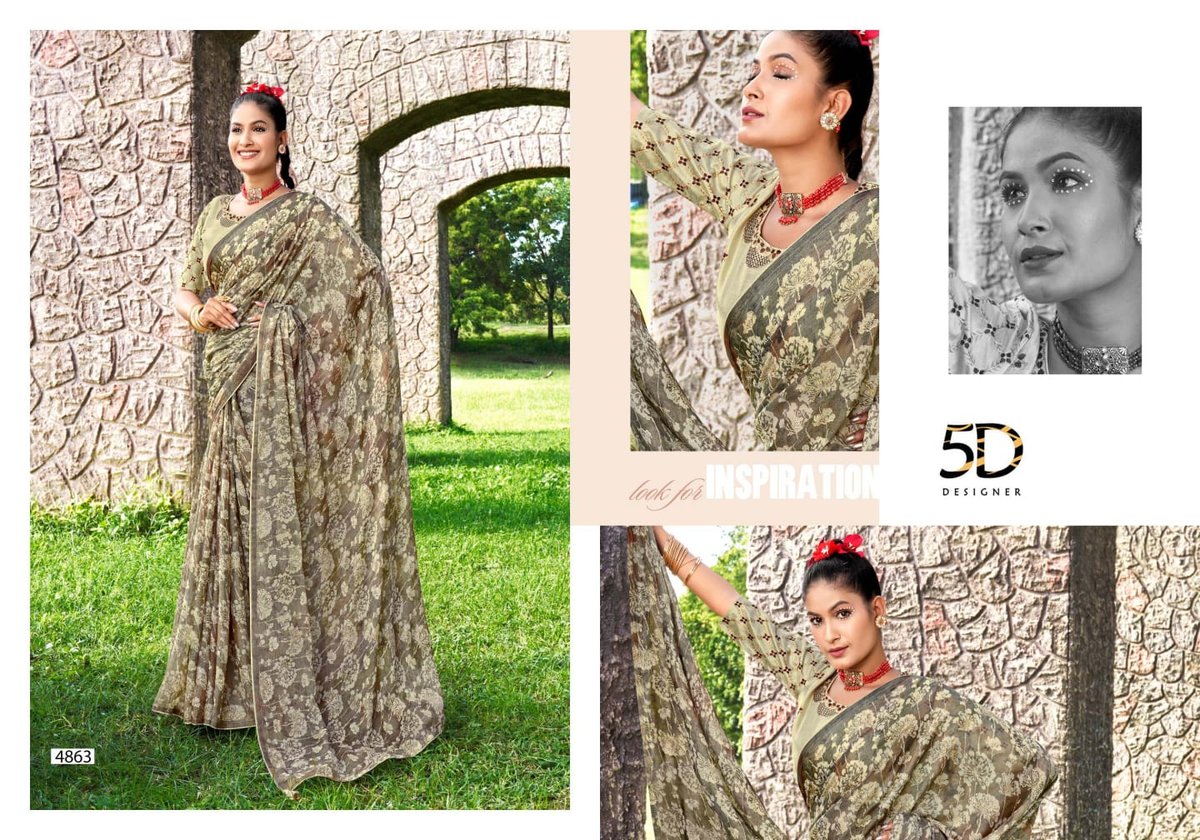 5D DESIGNER PANKHUDI 4861 TO 4868 3