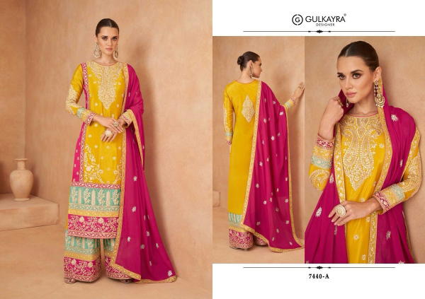 GULKAYRA DESIGNER VARNIKA 7440-A TO 7440-C