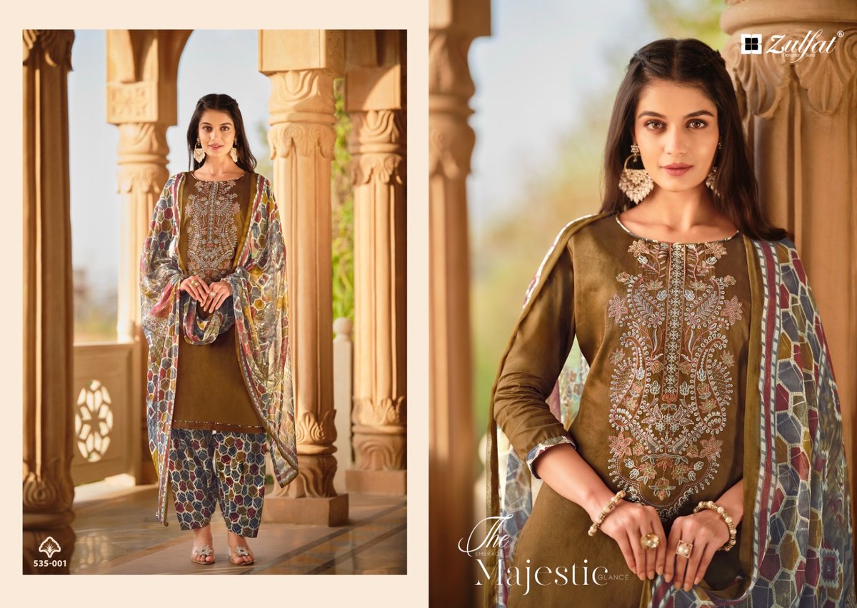 ZULFAT DESIGNER ASHNOOR 535-001 TO 535-008 1