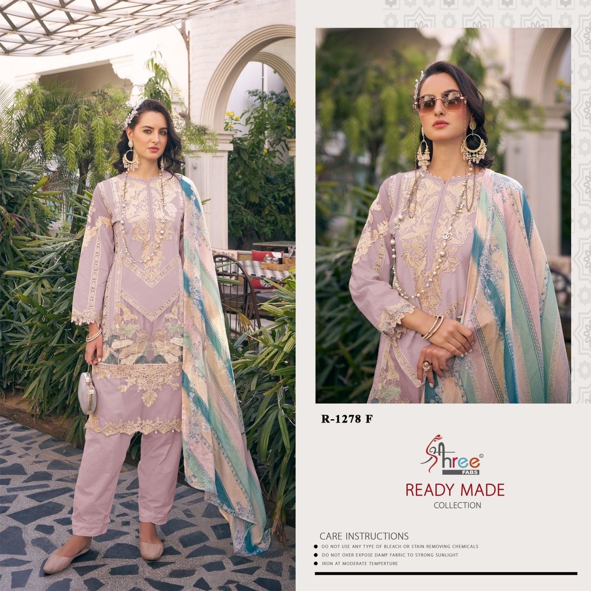 SHREE FAB READY MADE COLLECTION R-1278-E TO R-1278-H 2