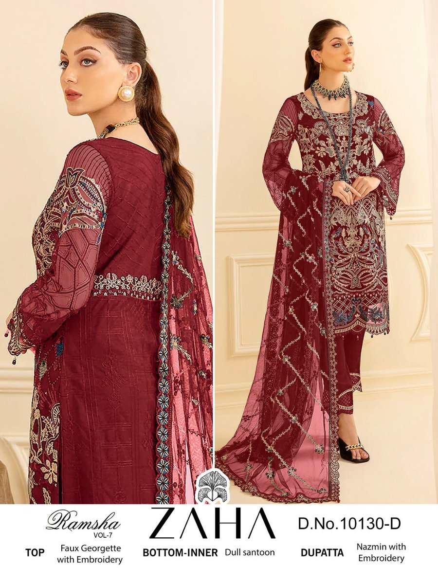 Zaha Ramsha Vol-7 10130 New Colors 7
