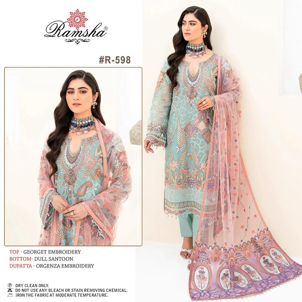 Ramsha Suit R-598 Design 1