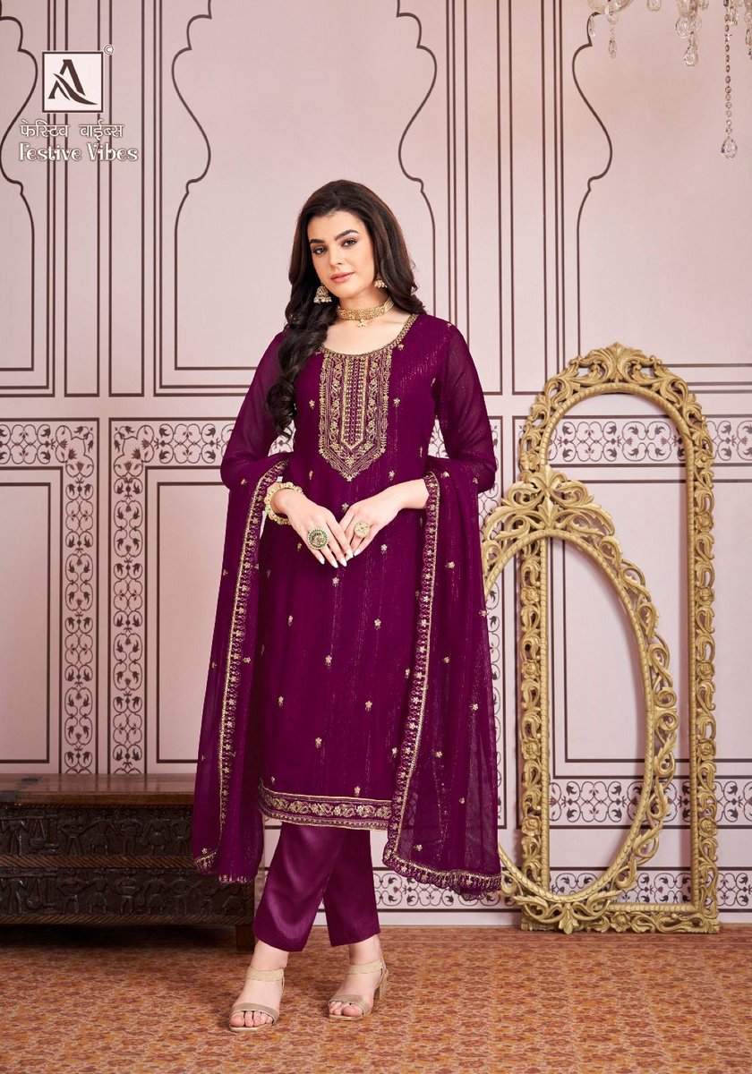 ALOK SUIT FESTIVE VIBES H-1411-001 TO H-1411-005 4