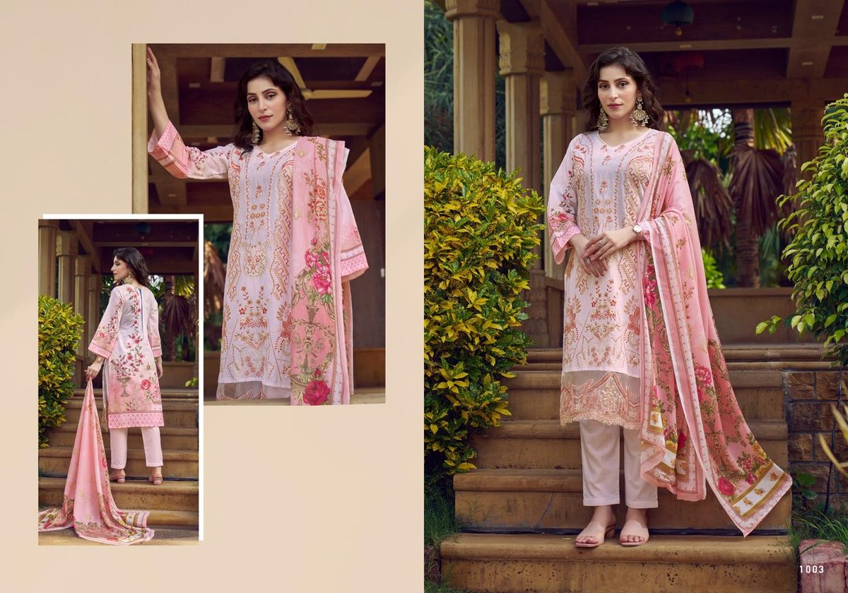 MAJESTY RANGRASHIYA LUXURY LAWN COLLECTION 1001 TO 1004 3
