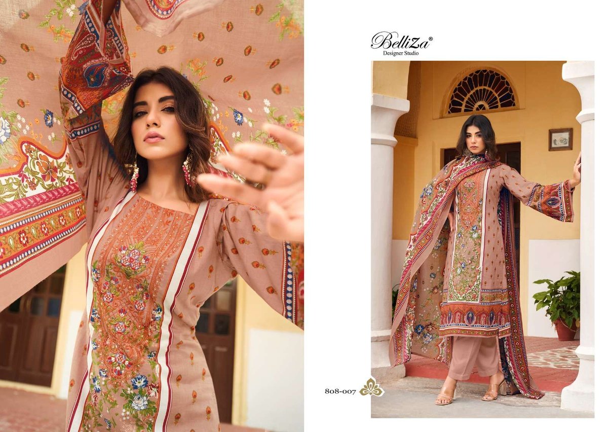 Belliza Designer Naira Vol-14 808-001 to 808-008 Series 7