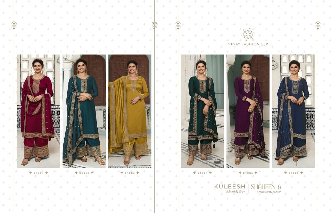 Vinay Fashion Kuleesh Shaheen Vol-6 64861-64866 Series 7