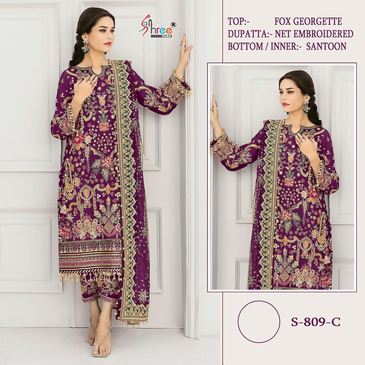 Shree Fabs S-809 Hit Design Colors 3