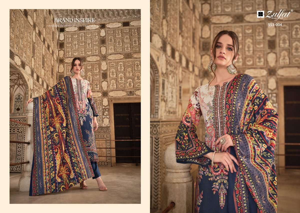 ZULFAT DESIGNER GULREZ VOL-2 553-001 TO 553-008 4