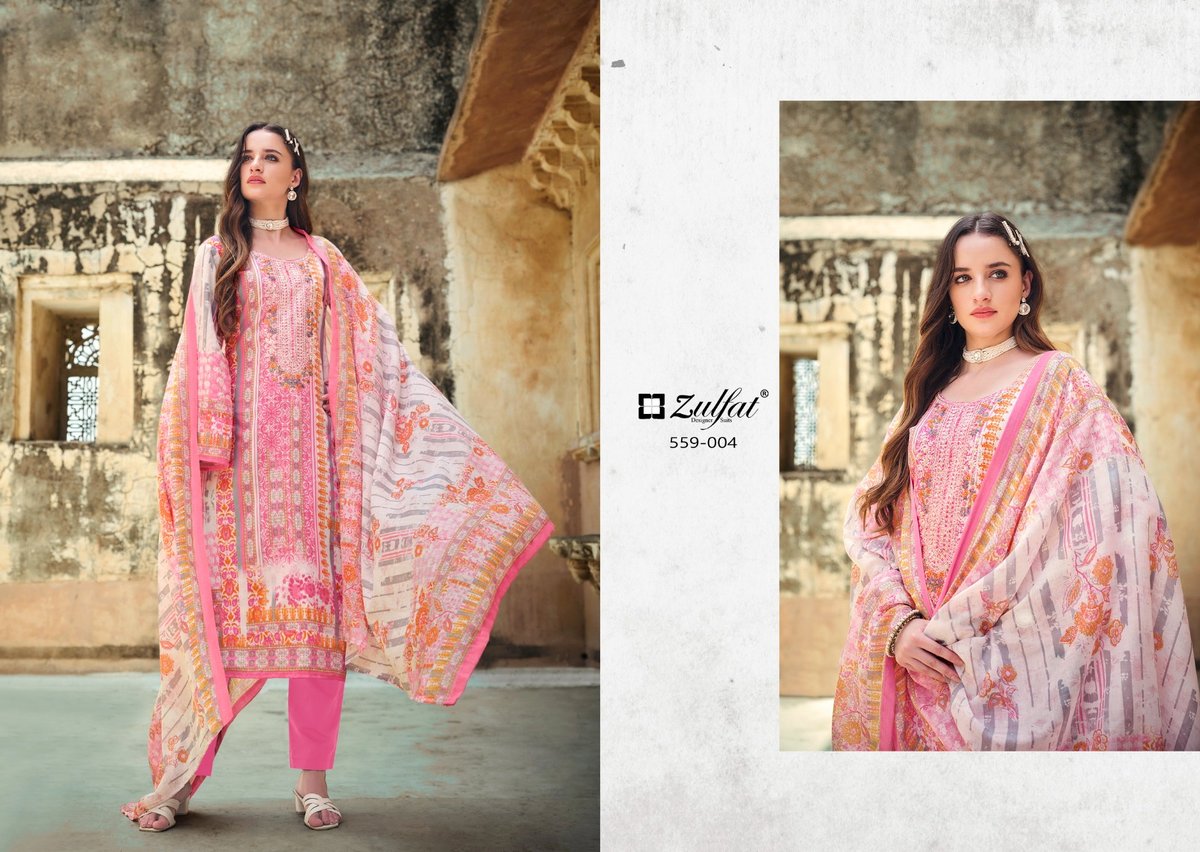 ZULFAT DESIGNER ROZEEN 559-001 TO 559-008 4